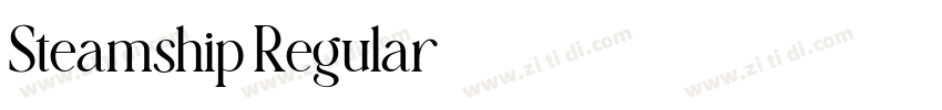 Steamship Regular字体转换 Steamship Regular字体转换